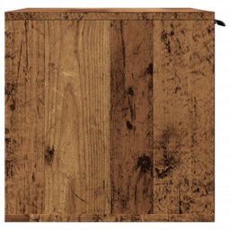 Vidaxl Cat Litter Box Enclosure Old Wood 60X40X40 Cm Engineered Wood - thumbnail 6