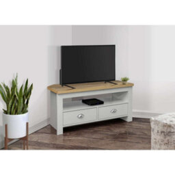 Birlea Highgate Corner Tv Unit Grey & Oak