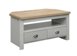 Birlea Highgate Corner Tv Unit Grey & Oak - thumbnail 3