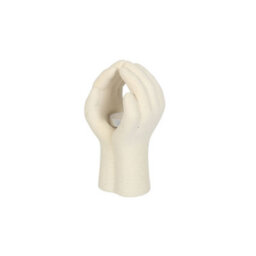 Praying Hands Tealight Holder - Elegant Meditation Candle Decor - thumbnail 3