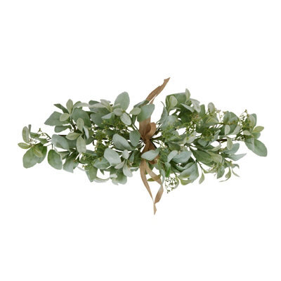 Winter  Spray  Arrangement  With  Lambs  Ear  And  Wax  Flower - image 1