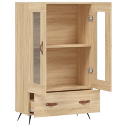 Berkfield Highboard Sonoma Oak 69.5X31X115 Cm Engineered Wood - thumbnail 5