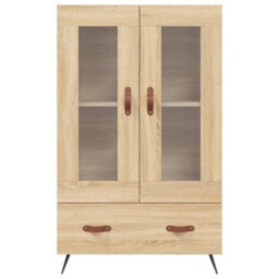 Berkfield Highboard Sonoma Oak 69.5X31X115 Cm Engineered Wood - thumbnail 6