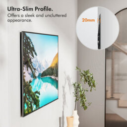 "Vonhaus Tv Wall Bracket For 32-70"" Screens, Ultra-Slim Tv Bracket With Spirit Level, Flat To Wall Mount, 45Kg Capacity" - thumbnail 3