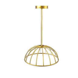 CGC Lighting Cgc Paraplu 2 Hemisphere 60Cm Satin Gold Led Ceiling Pendant Light - thumbnail 3