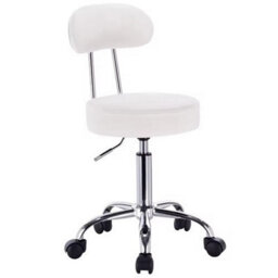 Adjustable Swivel Office Chair With Backrest Colorful Work Stool For Home And Office - thumbnail 4