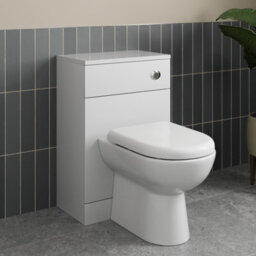 Affine 1050mm Toilet & Vanity Unit Ceramic Basin Sink Combined Bathroom Furniture White - thumbnail 3