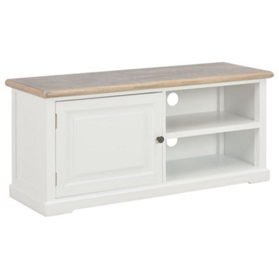 Berkfield Tv Cabinet White 90X30X40 Cm Wood - image 1