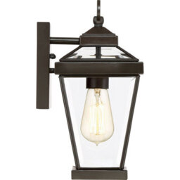 Elegant Outdoor Ip44 Wall Light Lantern In Western Bronze With Led E27 Bulb - thumbnail 4