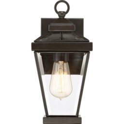 Elegant Outdoor Ip44 Wall Light Lantern In Western Bronze With Led E27 Bulb - thumbnail 3