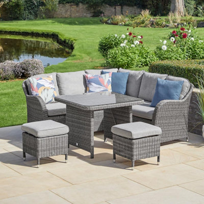 Chilli Seating Monte Carlo Outdoor Garden Furniture Compact Dining Modular Set - image 1