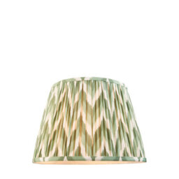 Loops Elegant 35Cm Handcrafted Cotswold Green Tapered Cylinder Lamp Shade