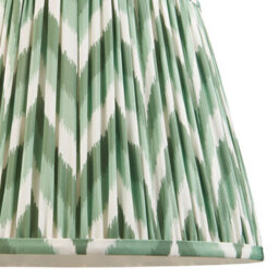 Loops Elegant 35Cm Handcrafted Cotswold Green Tapered Cylinder Lamp Shade - thumbnail 3