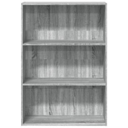 Berkfield Bookcase Grey Sonoma 80X30X114 Cm Engineered Wood - thumbnail 4