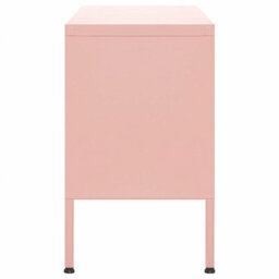 Berkfield Tv Cabinet Pink 105X35X50 Cm Steel - thumbnail 4