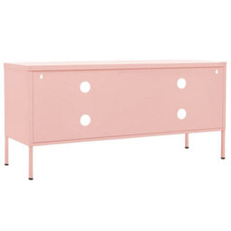 Berkfield Tv Cabinet Pink 105X35X50 Cm Steel - thumbnail 5