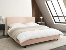 Beliani Bed Boucle Albi 160 X 200 Cm (Eu King Size) Beige - thumbnail 2