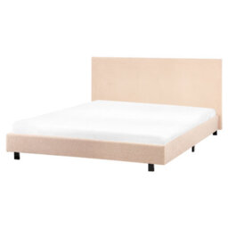 Beliani Bed Boucle Albi 160 X 200 Cm (Eu King Size) Beige - thumbnail 4