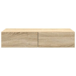 Vidaxl Wall Shelf With Drawers Sonoma Oak 80X33X17 Cm Engineered Wood - thumbnail 4