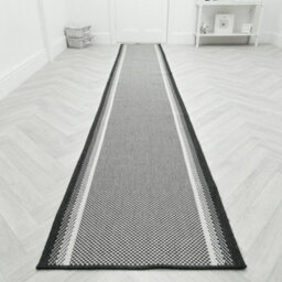 Geo Indoor/outdoor Hallway Runner Rug - Durable, Reversible & Hardwearing Carpet For Home Or Garden - thumbnail 8