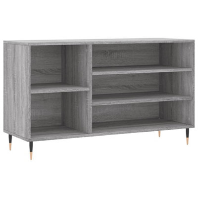 Berkfield Modern Shoe Cabinet Grey Sonoma 102X36X60 Cm Engineered Wood