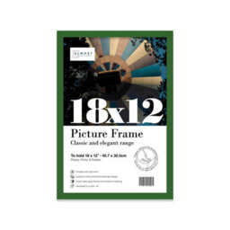 18X12 Green Picture Frame (45.7 X 30.5Cm) Poster, Photo, Artwork, Gallery Wall Or Print - thumbnail 1