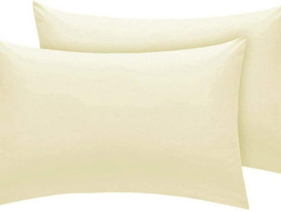 Homes & Linen Pillow Case 400 Thread Count 100% Egyptian Cotton Sateen Hotel Quality Pack Of 2 Pillow Cases