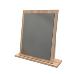 Trent Mirror In White & Bardolino Oak (Ready Assembled) - thumbnail 3