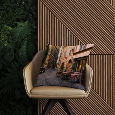 Warren Reed Designer Cozy Rome Street Outdoor Cushion 60Cm X 60Cm