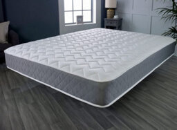 Starlight Beds Essentials Zig Zag Grey Memory Foam Spring Mattress 3Ft Single - thumbnail 3