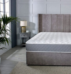 Starlight Beds Essentials Zig Zag Grey Memory Foam Spring Mattress 3Ft Single - thumbnail 5
