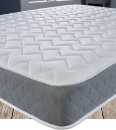 Starlight Beds Essentials Zig Zag Grey Memory Foam Spring Mattress 3Ft Single - thumbnail 1