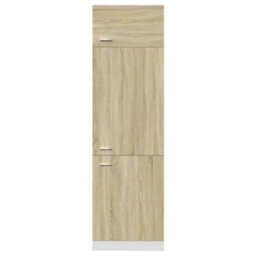 Walplus Refrigerator Cabinet Lyon Sonoma Oak 60X57X207 Cm Engineered Wood - thumbnail 5