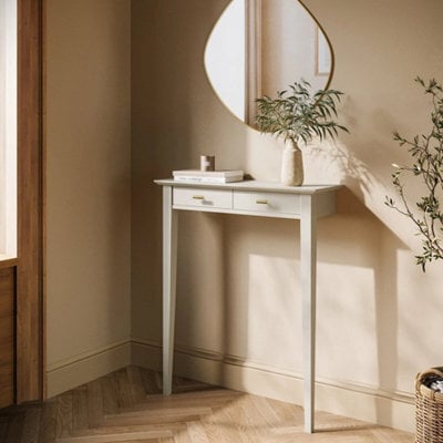 75Cm Extra Small & Narrow Taupe Console Table - image 1