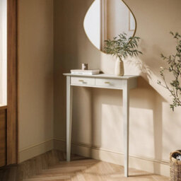 75Cm Extra Small & Narrow Taupe Console Table - thumbnail 1