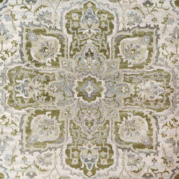 Loomed Green Traditional Floral Medallion Bedroom Living Runner Rug 60X240Cm - thumbnail 5