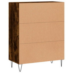 Berkfield Sideboard Smoked Oak 69.5X34X90 Cm Engineered Wood - thumbnail 8