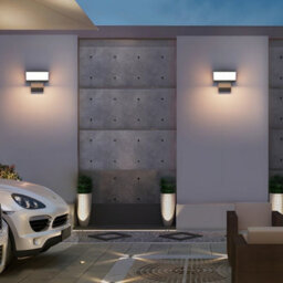 Amorly 180  Rotatable Exterior Wall Light,ip65 Waterproof Hardwired Led Porch Light Cool White Aluminum Wall Sconce For Front Door - thumbnail 7