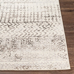 Livabliss Pisa-Global Black Grey Off-White Living Dining Bedroom Rug 150 X 213 Cm Easy Care, Non Shedding - thumbnail 5