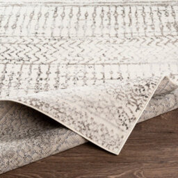 Livabliss Pisa-Global Black Grey Off-White Living Dining Bedroom Rug 150 X 213 Cm Easy Care, Non Shedding - thumbnail 4