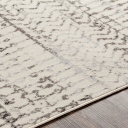 Livabliss Pisa-Global Black Grey Off-White Living Dining Bedroom Rug 150 X 213 Cm Easy Care, Non Shedding - thumbnail 3