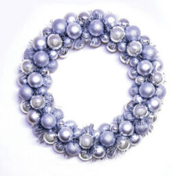 Christmas Tree World 56Cm Silver Shatterproof Bauble Wreath - thumbnail 2