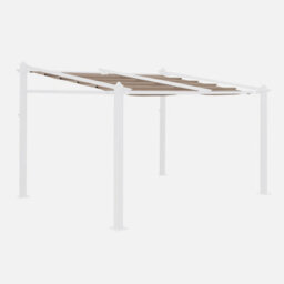 Sweeek - Replacement Canopy Roof For 3X4M Murum Pergola Murum Beige-Brown