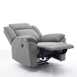 More4Homes Skye Linen Electric Recliner Chair (Grey) - thumbnail 7