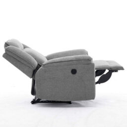 More4Homes Skye Linen Electric Recliner Chair (Grey) - thumbnail 6