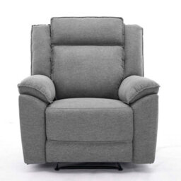 More4Homes Skye Linen Electric Recliner Chair (Grey) - thumbnail 4
