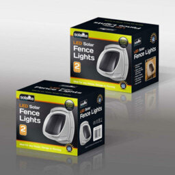 2X Solar-Powered Smd Led Outdoor Wall Lights, Waterproof Security Lamps For Fence Or Steps - thumbnail 5