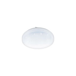 Elegant White Led Wall Flush Ceiling Light With Crystal Effect - 11.5W