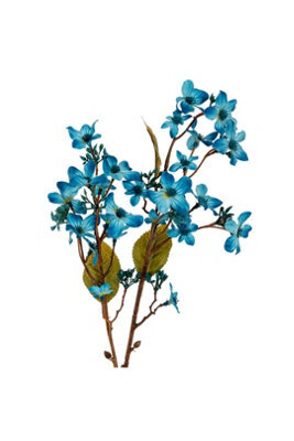 Blue Vernicia Fordii Spray, Soft Powder Blue Artificial Flowers - image 1