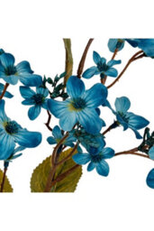 Blue Vernicia Fordii Spray, Soft Powder Blue Artificial Flowers - thumbnail 3